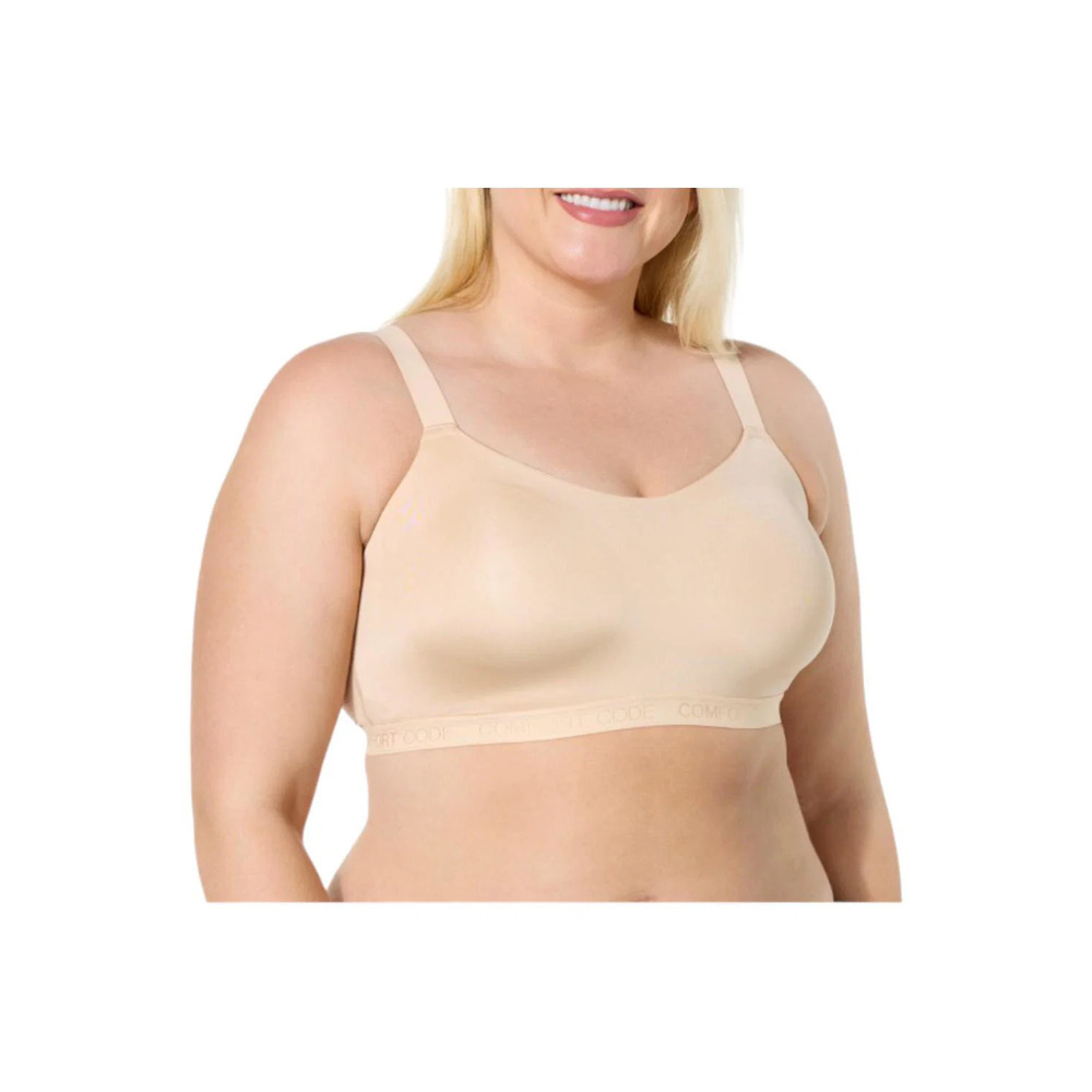 Comfort Code Women's Signature Smooth Wireless Bra Frappe -